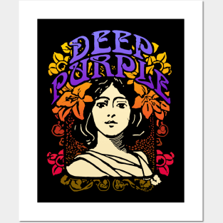 deep purple band art Posters and Art